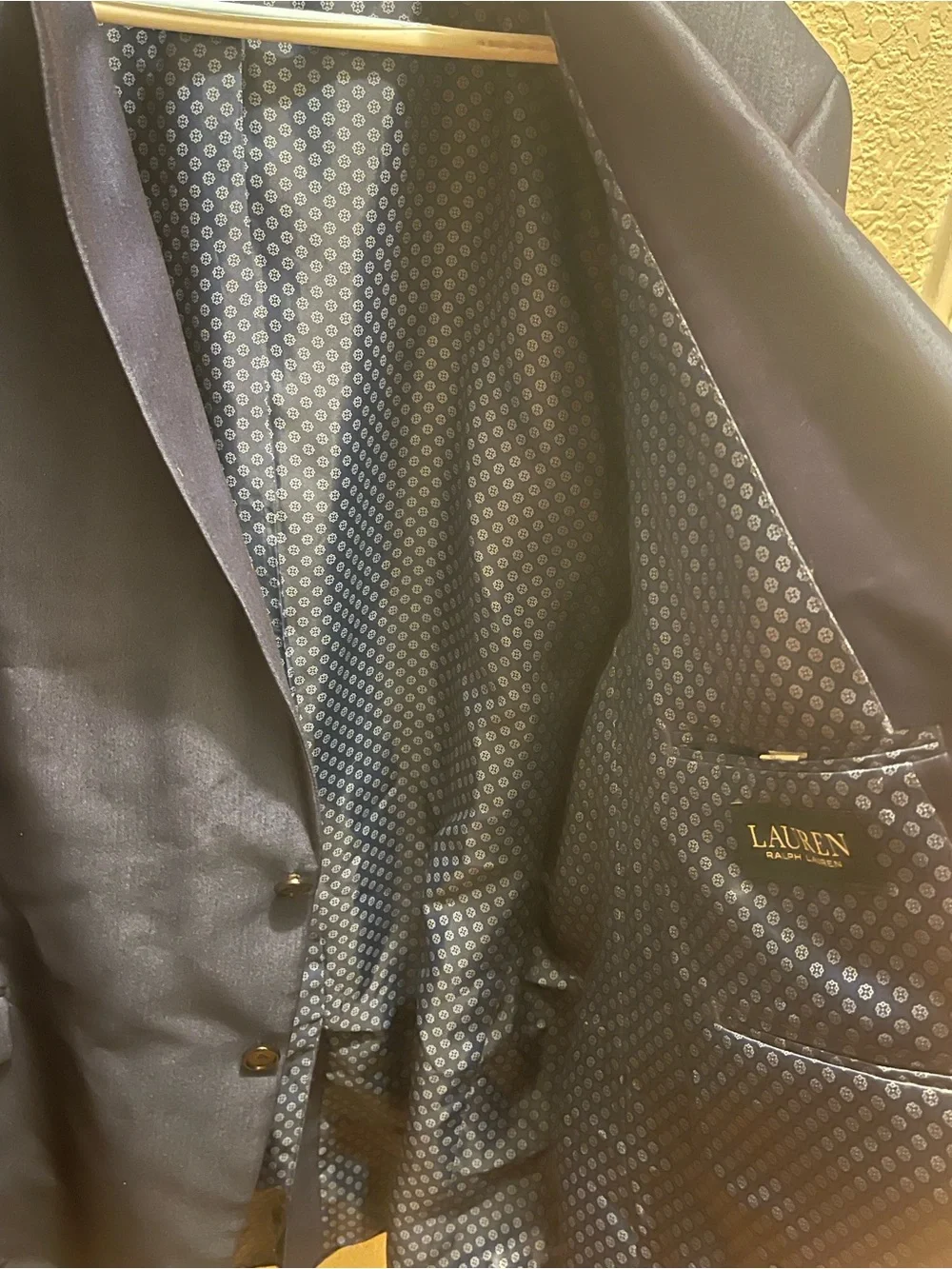 Lauren Ralph Lauren Deep Navy Two-Button Men's Blazer